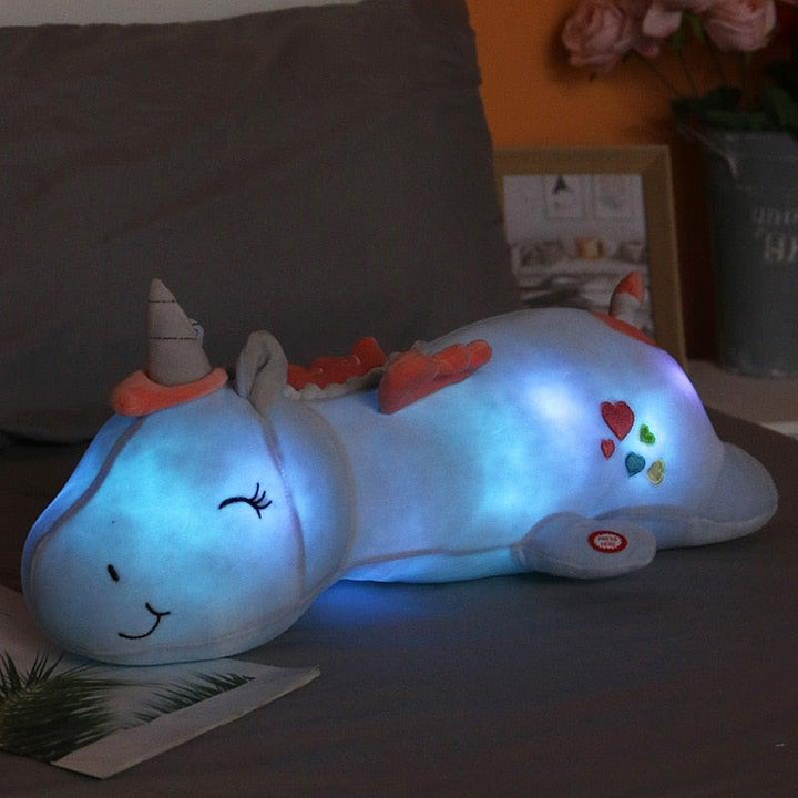 Light-Up Plush Unicorn with LED Function – Glowie