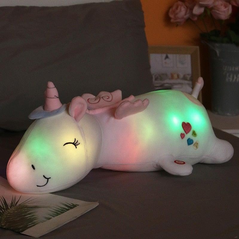 Light-Up Plush Unicorn with LED Function – Glowie