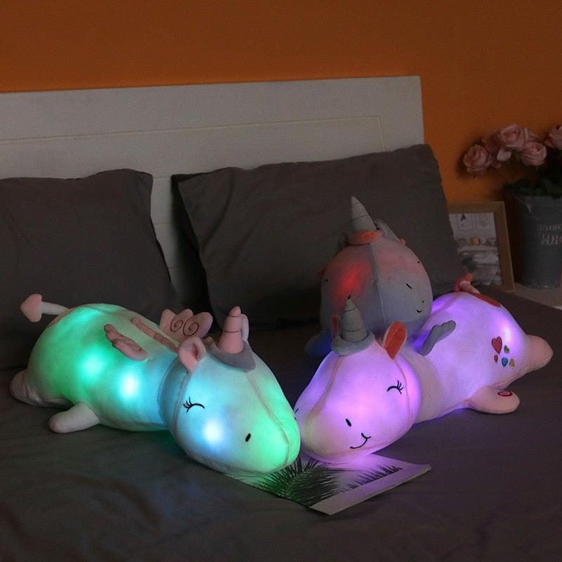 Light-Up Plush Unicorn with LED Function – Glowie