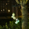 Solar Metal Orb Wind Chime