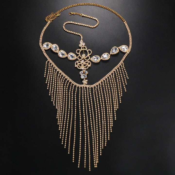 Sparkling Veil Mask | Masquerade Face Jewellery