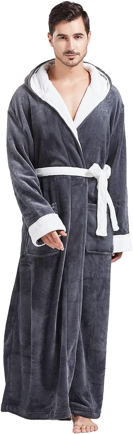 Men's Lightweight Fleece Summer Dressing Gown – James