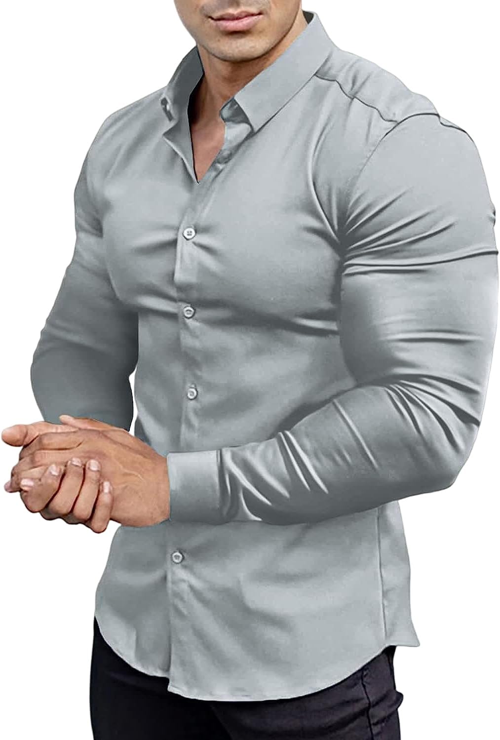 Men's Slim-Fit Shirt for Spring 2026 – Crease-Resistant – David