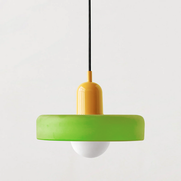 Colourful Bauhaus-Style Pendant Lamp - StiloGlas