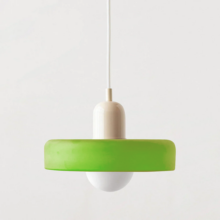 Colourful Bauhaus-Style Pendant Lamp - StiloGlas