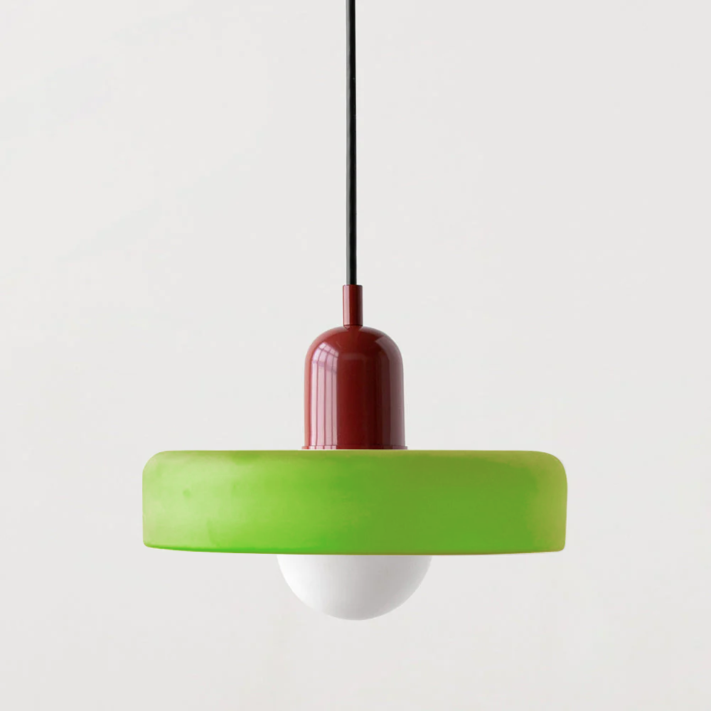 Colourful Bauhaus-Style Pendant Lamp - StiloGlas
