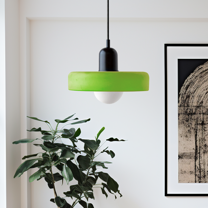 Colourful Bauhaus-Style Pendant Lamp - StiloGlas