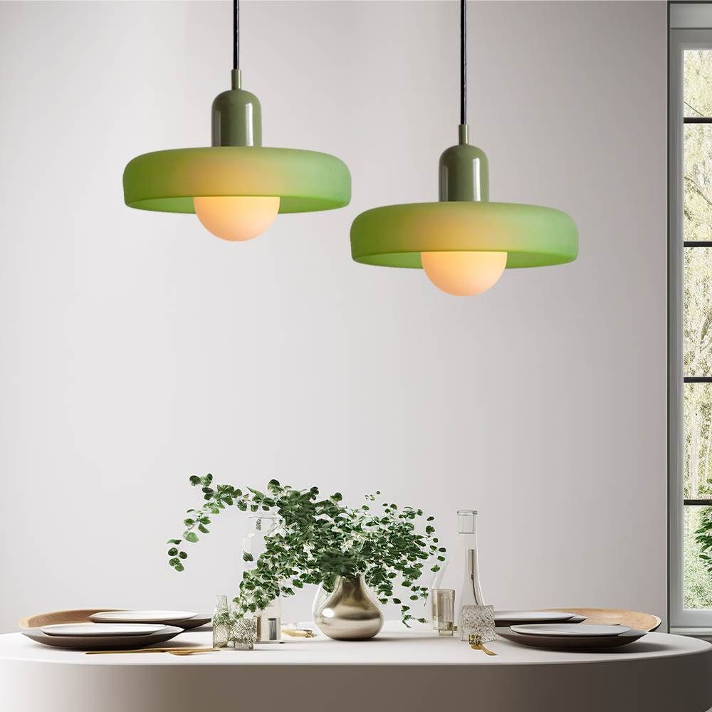 Colourful Bauhaus-Style Pendant Lamp - StiloGlas