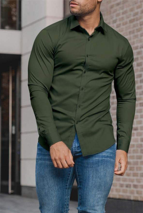 Men's Slim-Fit Shirt for Spring 2026 – Crease-Resistant – David