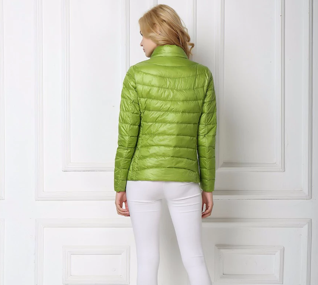 Lightweight Waterproof Down Jacket for Spring 2026 - City Elegance