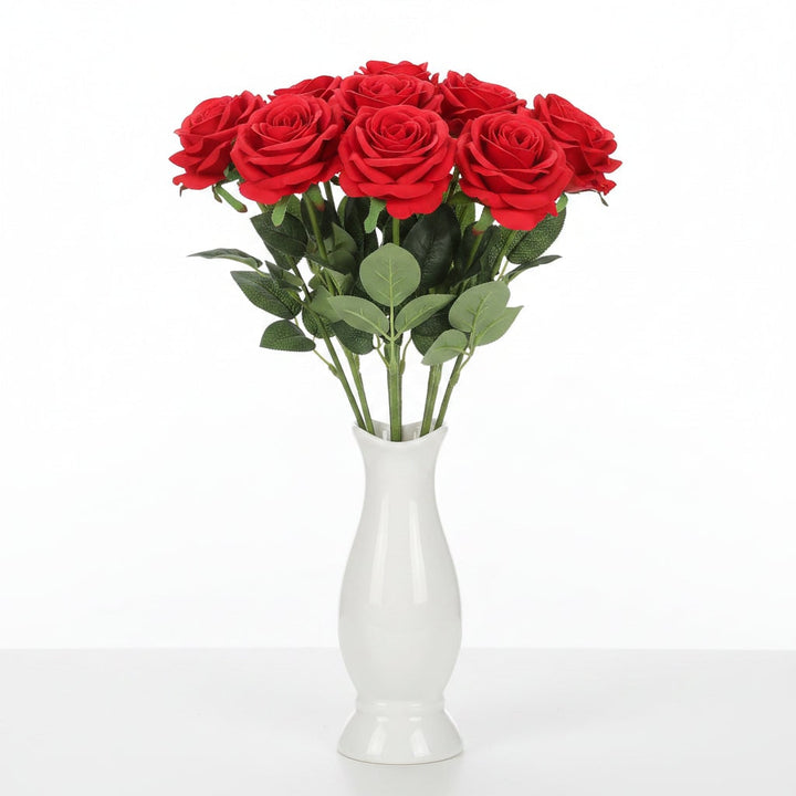Halloween Artificial Roses Bulk Big Bouquet with Realistic Petals for Seasonal Decoration