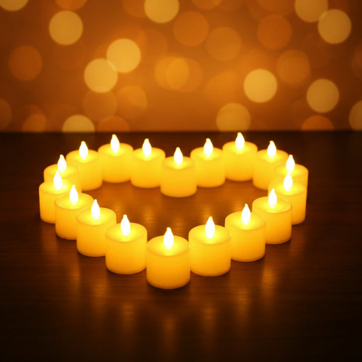 Halloween LED Fake Candles Battery Operated Flickering Lights for Indoor Decoration and Party