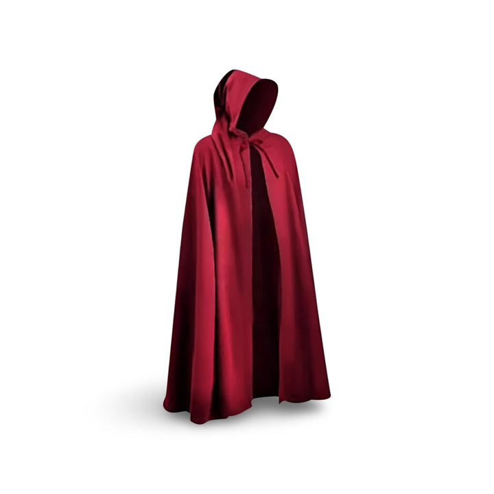 Halloween Medieval Knight Costume Tunic with Hooded and Templar Cross for Cosplay Party