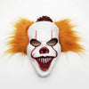 Halloween Scary Creepy Clown Costume Mask with Sinister Grin for Party and Haunted House