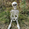 Halloween Skeleton Decoration and Garage Door Cover Posable Plastic Prop