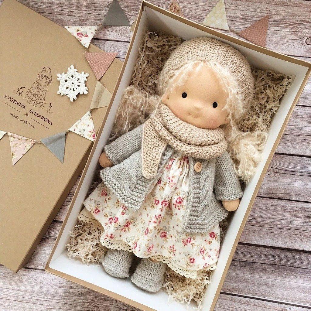 Handmade Waldorf Cuddle Doll – Poppi