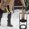 Log Splitter for Firewood - Manual Wedge Cutter - Carbon Steel