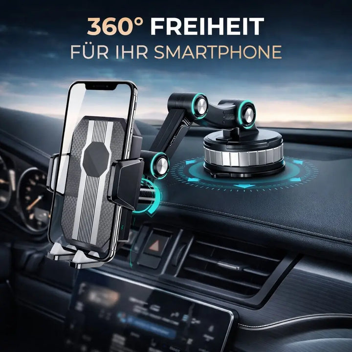 Car Phone Holder | Phone Holder with Suction Cup & 360° Rotation | LuxGrip