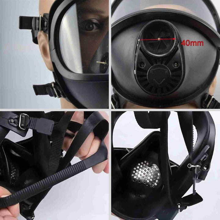 Tactical NRBC Protective Mask with Hydration System