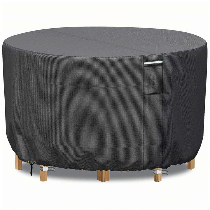 Heavy-Duty Round Patio Furniture Cover with Air Vents