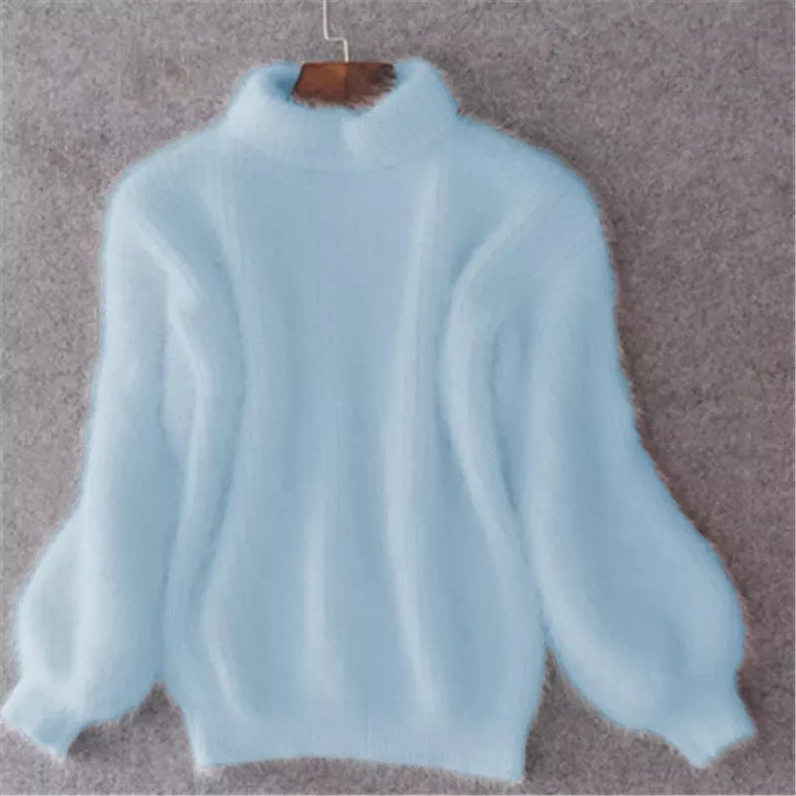 Women's Casual Angora Knit Jumper - Livia