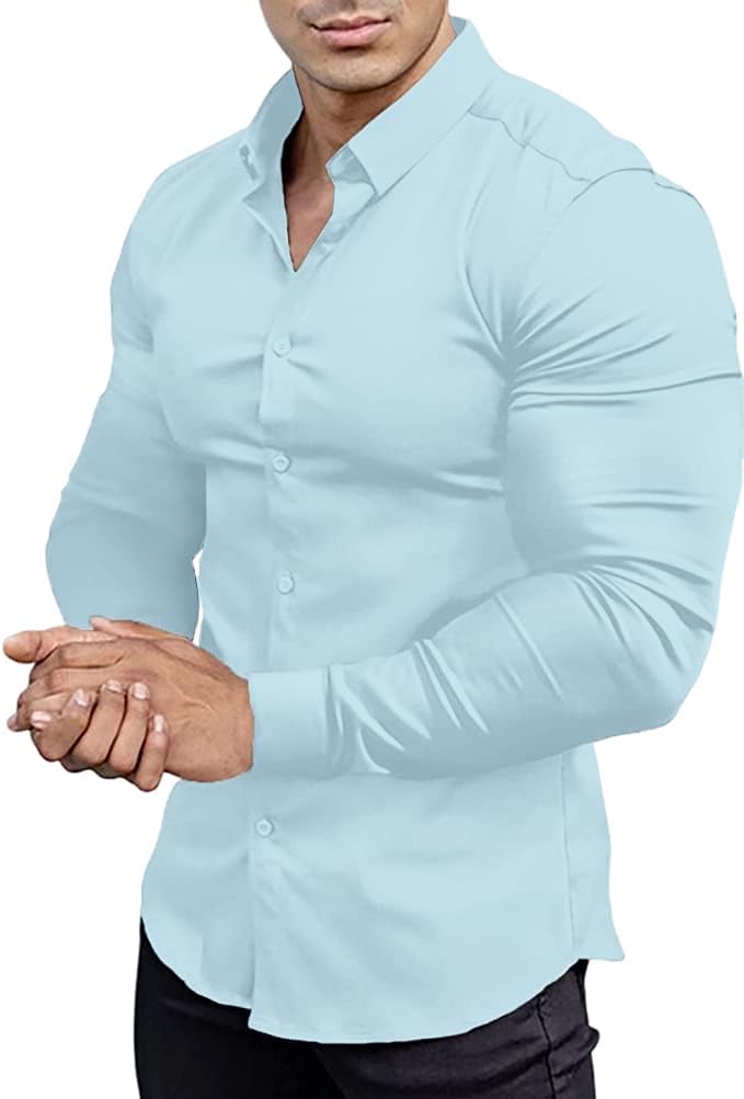 Men's Slim-Fit Shirt for Spring 2026 – Crease-Resistant – David