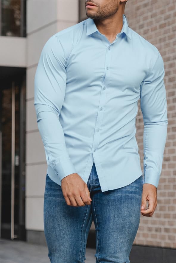 Men's Slim-Fit Shirt for Spring 2026 – Crease-Resistant – David