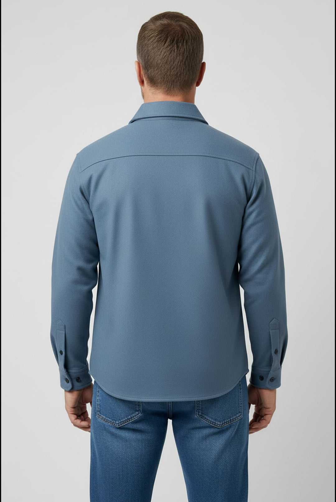 Men's Overshirt Jacket with Chest Pockets
