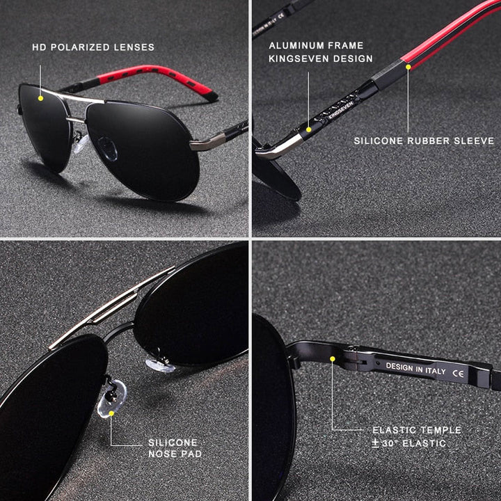 Vintage Men's Sunglasses - UV400 Protection