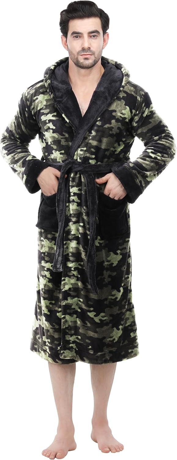 Men's Lightweight Fleece Summer Dressing Gown – Harry