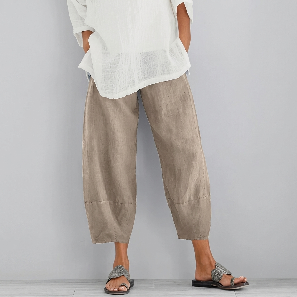 Elegant Wide‑Leg Satin Trousers