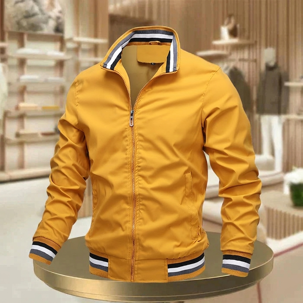 Casual Men’s Jacket with Zipper for Everyday Comfort