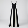 Women’s Color Block Evening Dress