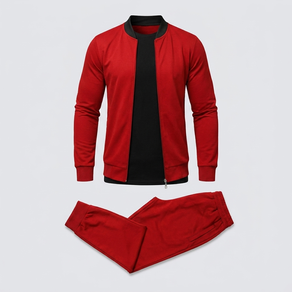 Men’s Zip Tracksuit Set