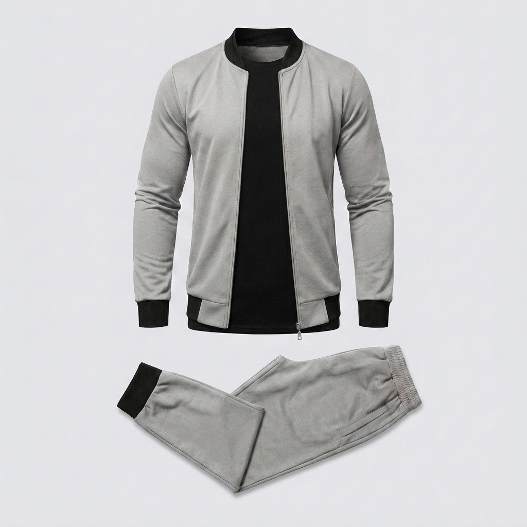 Men’s Zip Tracksuit Set
