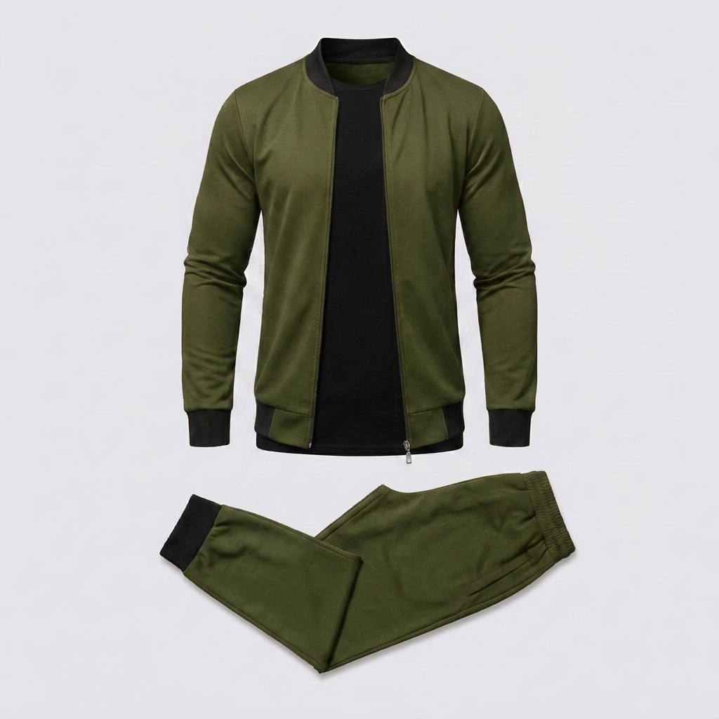 Men’s Zip Tracksuit Set