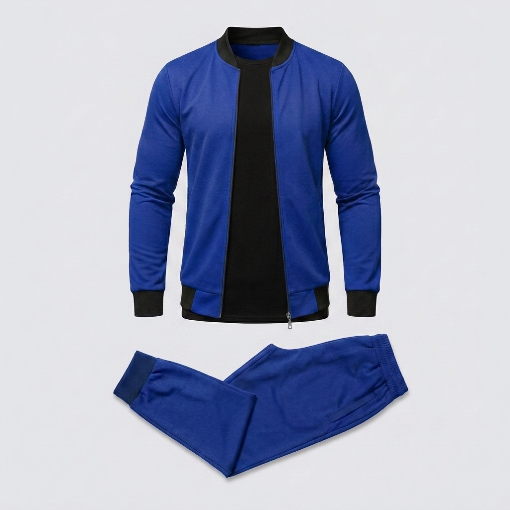 Men’s Zip Tracksuit Set
