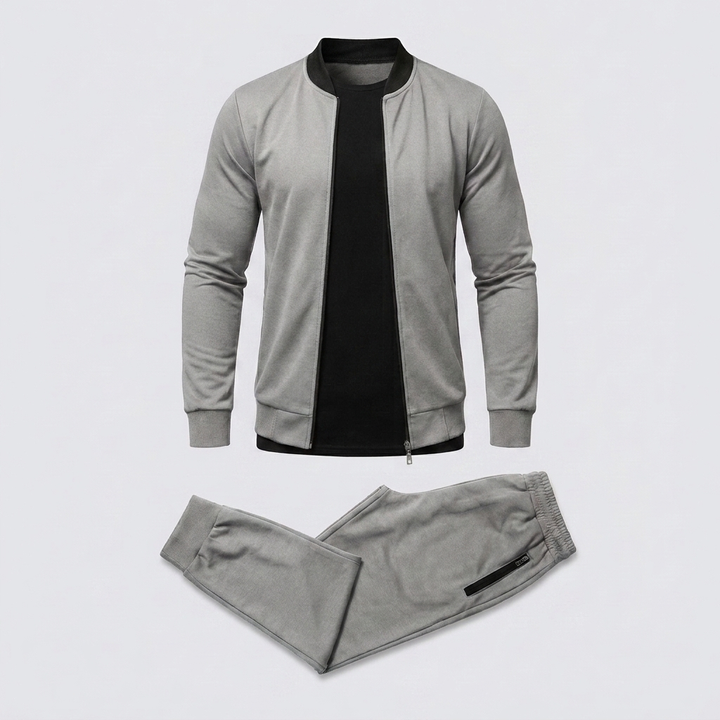 Men’s Zip Tracksuit Set