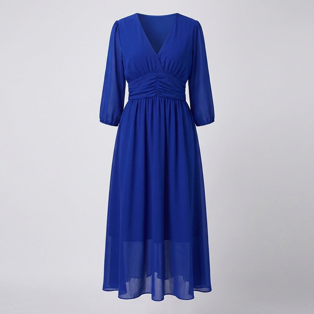 Women’s V-Neck Midi Dress