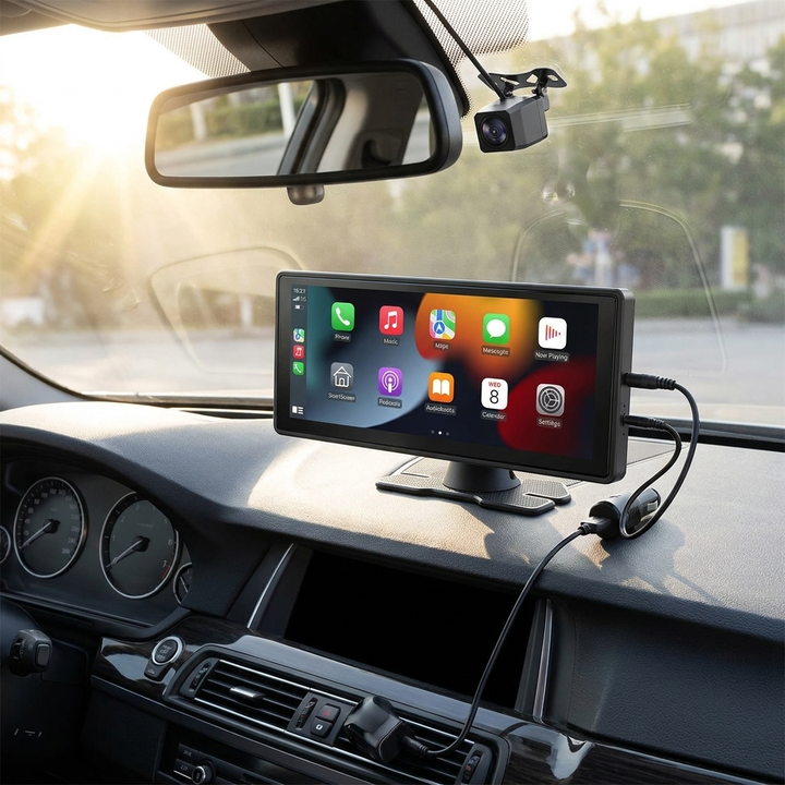 10.26” Wireless Car Display with Smart Phone Integration