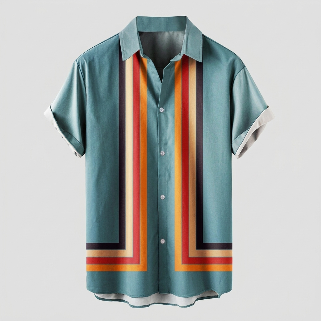 Men's Retro Stripe Shirt