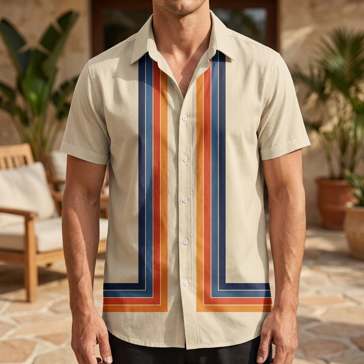 Men's Retro Stripe Shirt