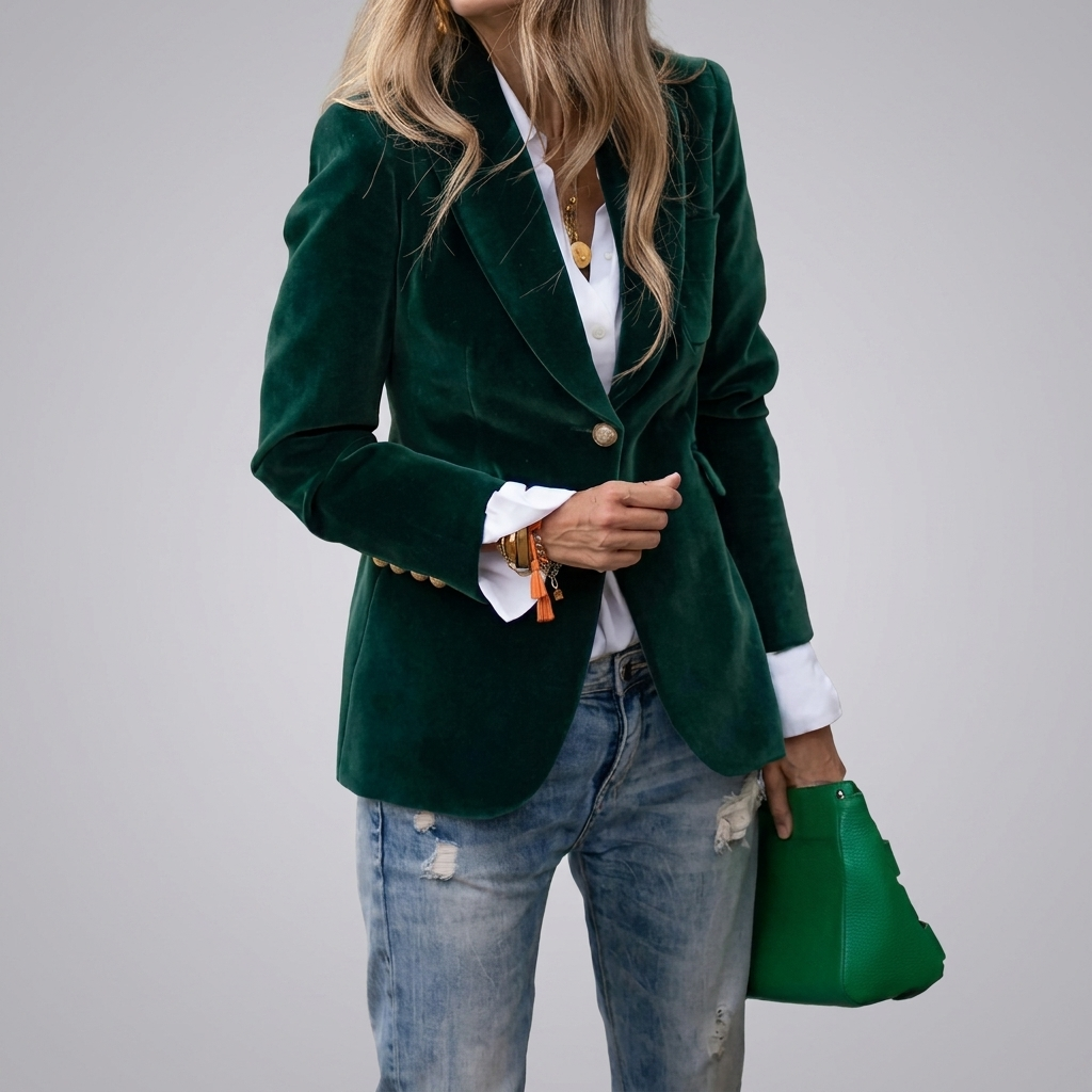 Elegant Women’s Blazer Jacket with Tailored Design