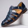 Sleek Leather Fisherman Sandals for Men