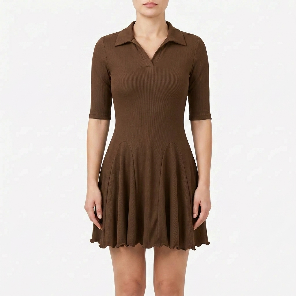 Flared A-Line Mini Dress