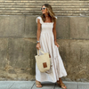 Flowy Smocked Maxi Dress for Casual or Special Events