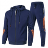 Stylish Men’s Two-Piece Tracksuit with Zip-Up Jacket