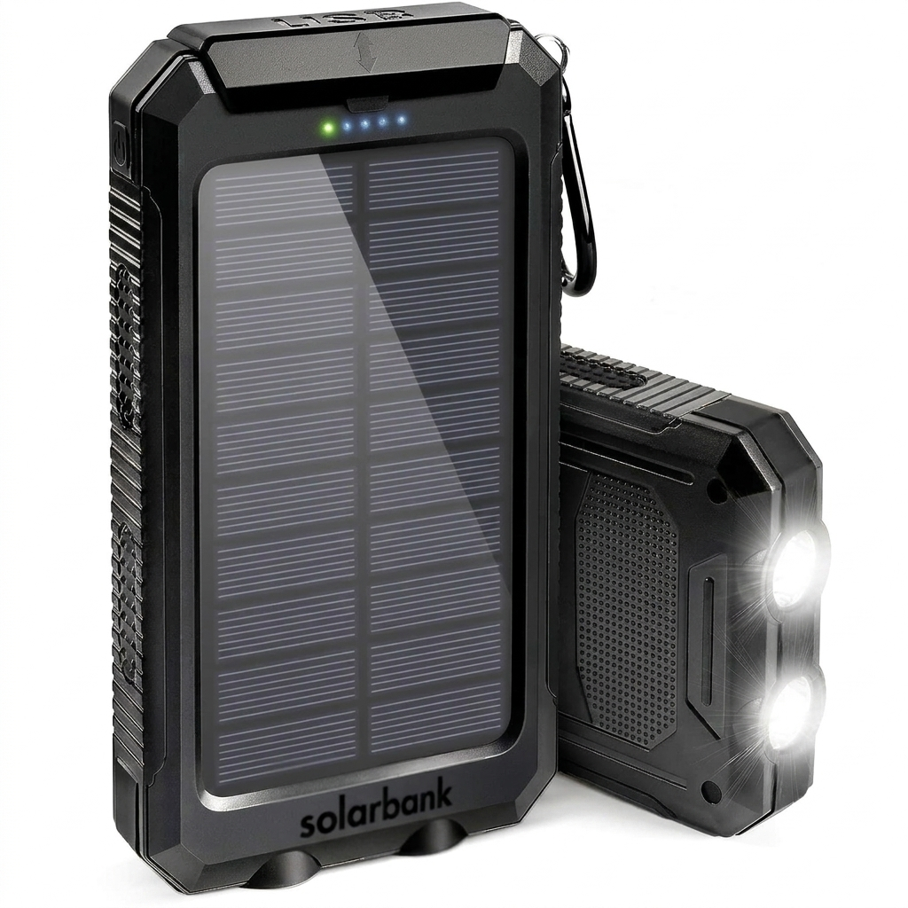 High-Capacity Solar Power Bank