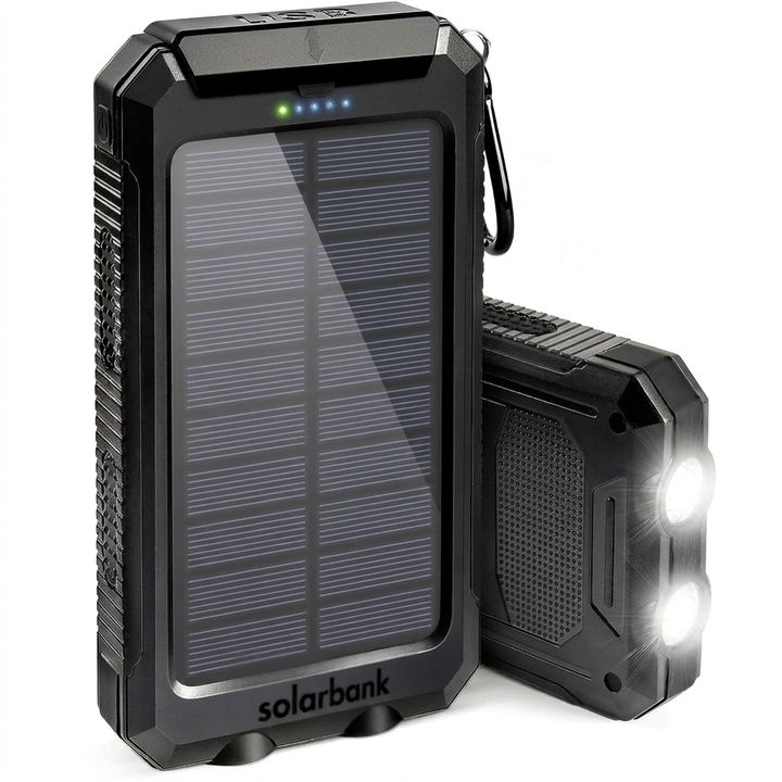 High-Capacity Solar Power Bank