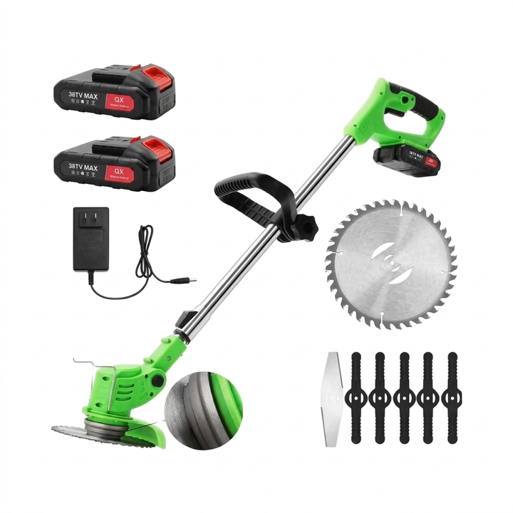 Adjustable 24V Cordless Grass Trimmer for Easy Lawn Care